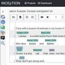 Inception NLP tagger